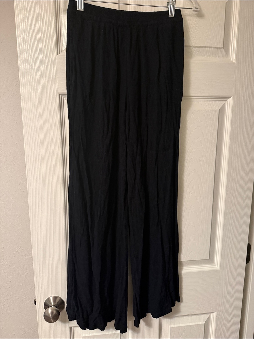 Volcom Black Wide-Leg Pull-On Pants